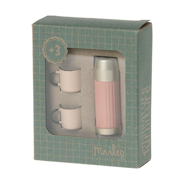 Thermos flask &amp; cups Soft Coral 