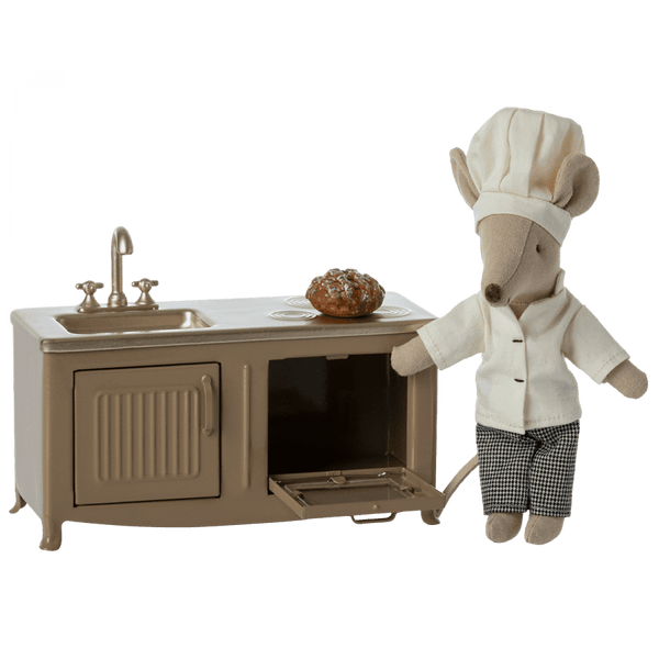 Maileg Küche Maus Hellbraun | Puppenhaus-Zubehör | Beluga Kids