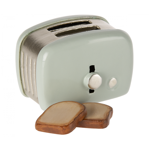 Maileg Toaster & Brot Maus Minze | Puppenhaus-Zubehör | Beluga Kids