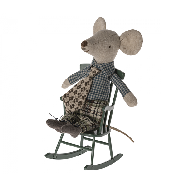 Rocking chair mouse dark green