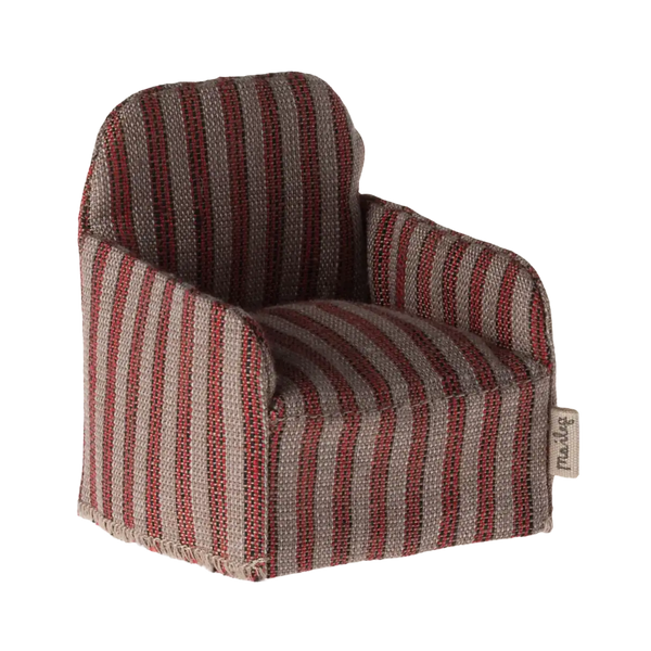 Armchair Mouse Striped Red