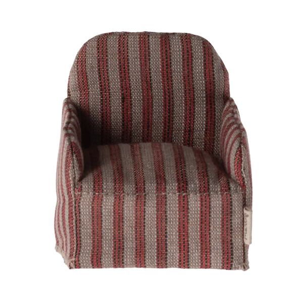 Armchair Mouse Striped Red