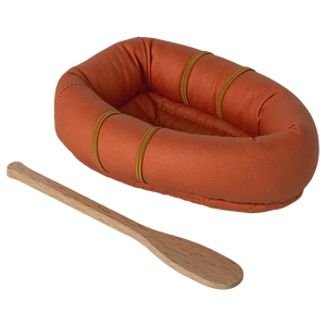 Maileg Schlauchboot Zubehör-Set, 12,5 cm, im Spiel