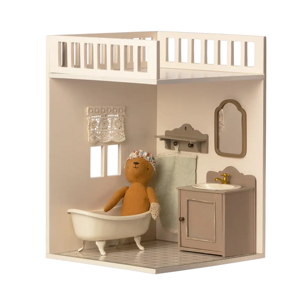 Maison de poupée miniature - Salle de bain 