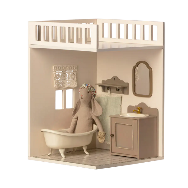 Maison de poupée miniature - Salle de bain 