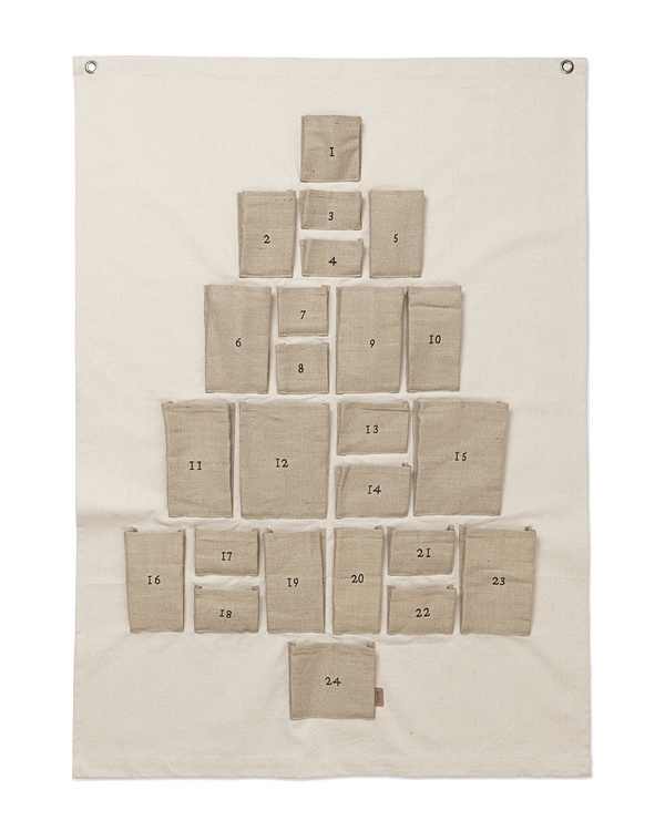 Advent calendar "Pine" Natural