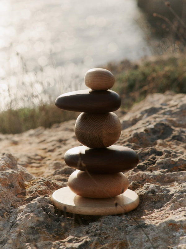 Pebble Stacking Tower Multi