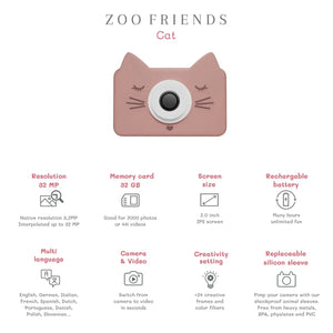 The Zoo Family Kamera C1 Katze mit Trageband
