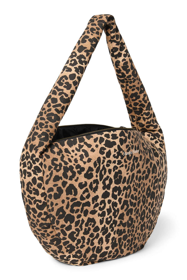 Studio Noos Cotton Cross Body Bag Brown Leopard – Rückseite