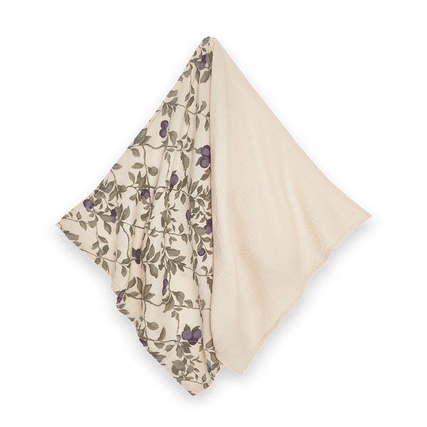 2-Pack Muslin Blanket Small Plum