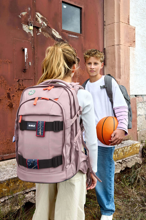 School Backpack BOLD Origin Mauve