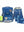 School Bag Set Slim 7-piece Unique Dark Blue