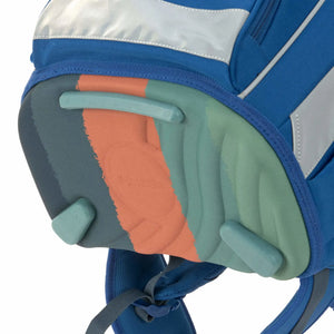 School Bag Set Slim 7-piece Unique Dark Blue
