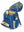 School Bag Set Slim 7-piece Unique Dark Blue
