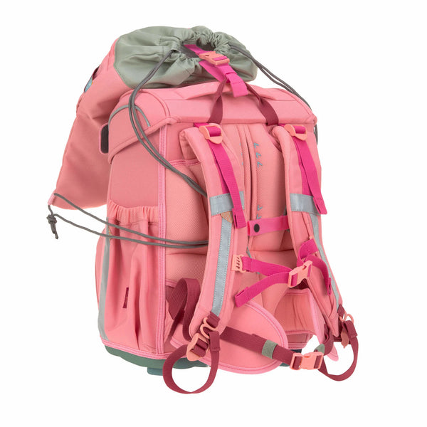 School Bag Set Slim 7-piece Unique Pink