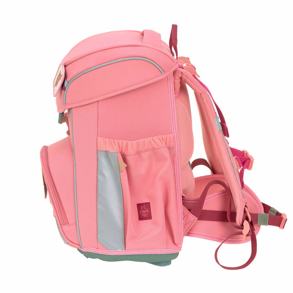 School Bag Set Slim 7-piece Unique Pink