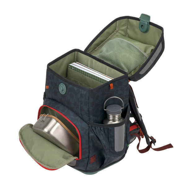 School Bag Set Light 6-piece Unique Football Dark Blue