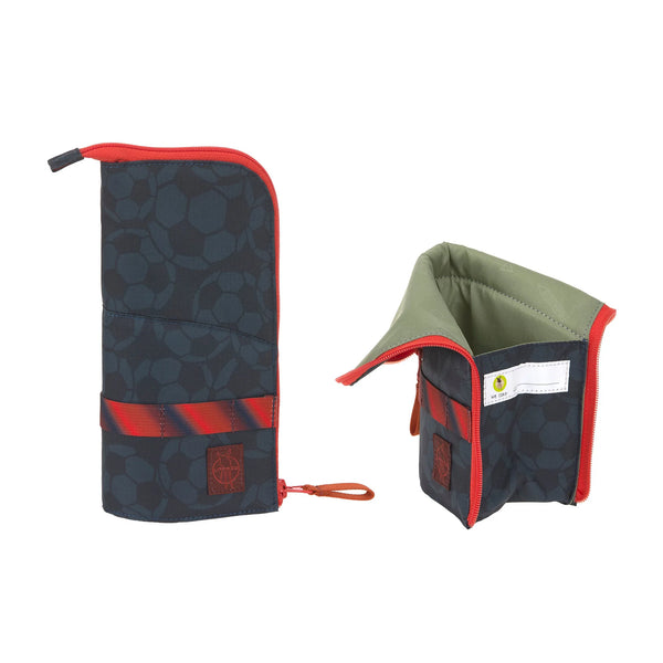 School Bag Set Light 6-piece Unique Football Dark Blue