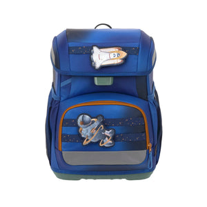 Lässig Schulthek Set Light Space Blau – ergonomischer Rücken