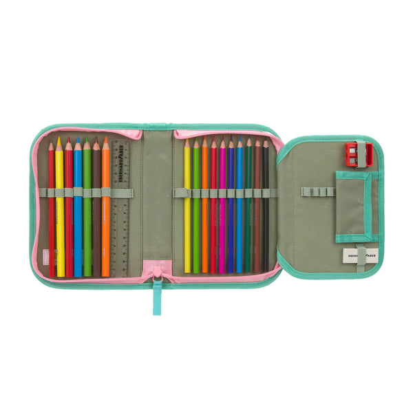 School Bag Set Light 6-piece Unique Seashell Turquoise
