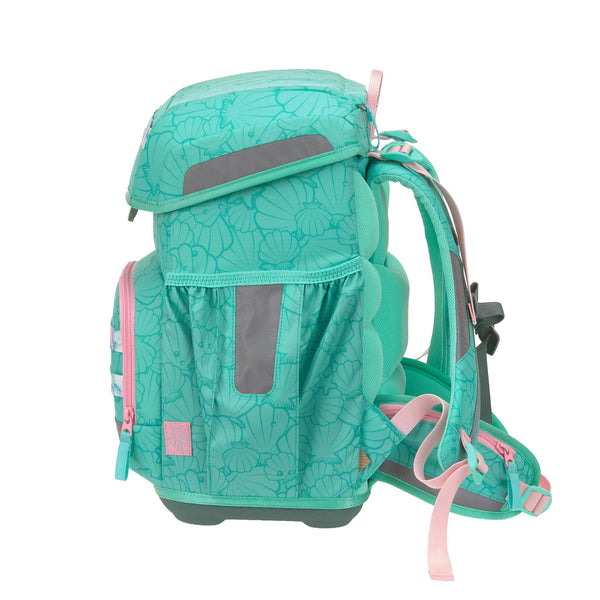 School Bag Set Light 6-piece Unique Seashell Turquoise