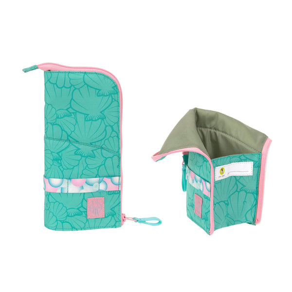 School Bag Set Light 6-piece Unique Seashell Turquoise