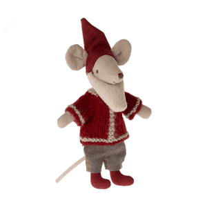 Schornstein des Maileg Lebkuchenhauses, durch den die Weihnachtsmann-Maus passt
