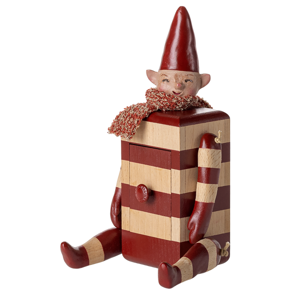 Elf with drawer red 