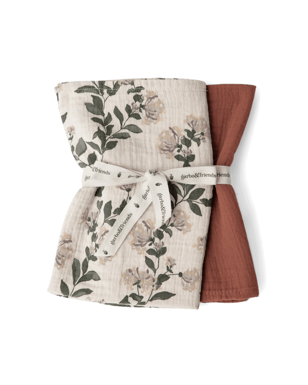 2-Pack Musselindecke Klein Honeysuckle