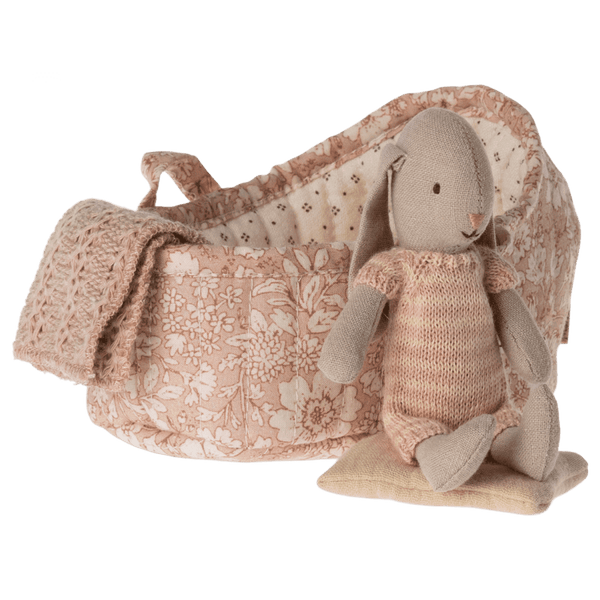 Maileg Kaninchen in Tragetasche rosa Mikro | Puppen, Spielkombinationen & Spielzeugfiguren | Beluga Kids