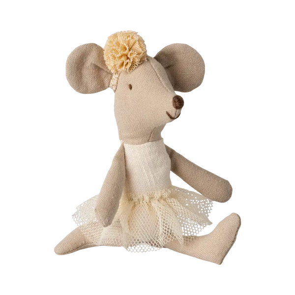 Ballerina Maus Kleine Schwester Off White