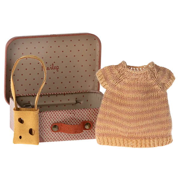 Strickkleid & Tasche im Koffer Grosse Schwester Maus