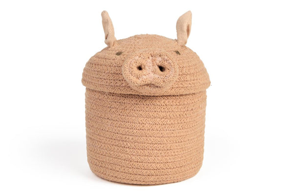 Mini storage basket Peggy the Pig