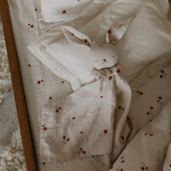 Muslin Bunny cuddly blanket Poppy
