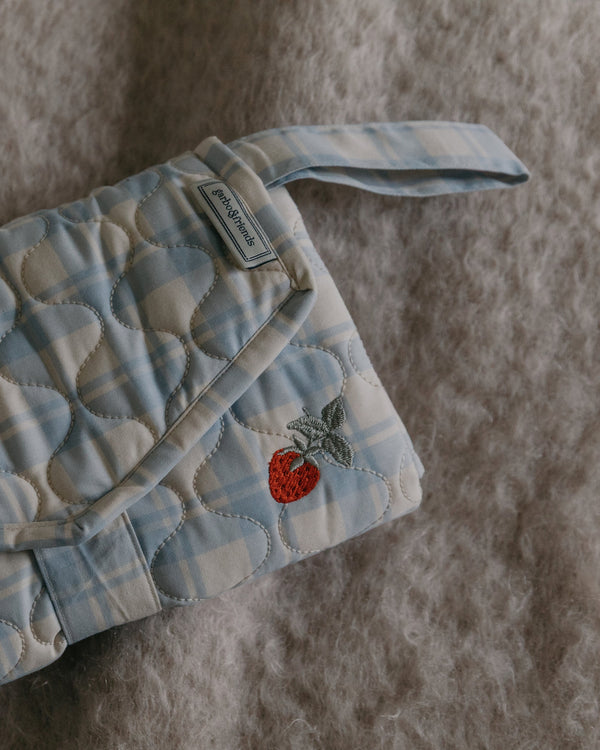 Changing Mat To Go Plaid Sky Blue