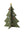 Embroidered Christmas Tree Green