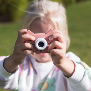 C1 Kinderkamera Katze – Rückseite mit 2-Zoll-Display