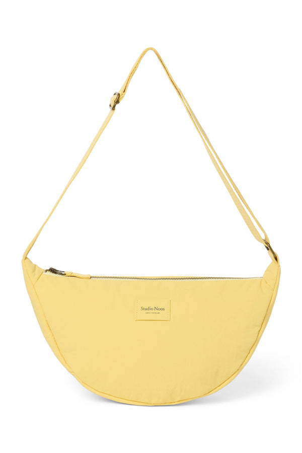 Textured Puffy Belt Bag for Adults Butter Yellow