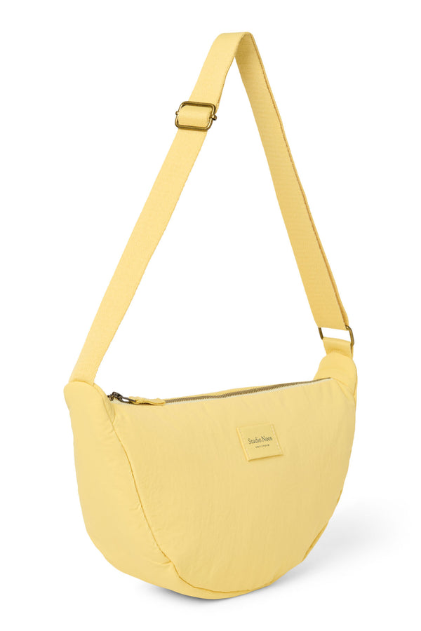 Textured Puffy Belt Bag for Adults Butter Yellow