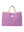 Poplin Striped Beach Bag Raspberry