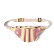 Poplin Striped Kids' Belt Bag Butter Yellow