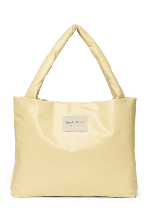 Studio Noos Vegan Leather Mom Bag Butter Yellow aus veganem Leder