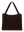 Studio Noos Rib Puffy Mom Bag Dark Brown aus geripptem Puffy-Stoff