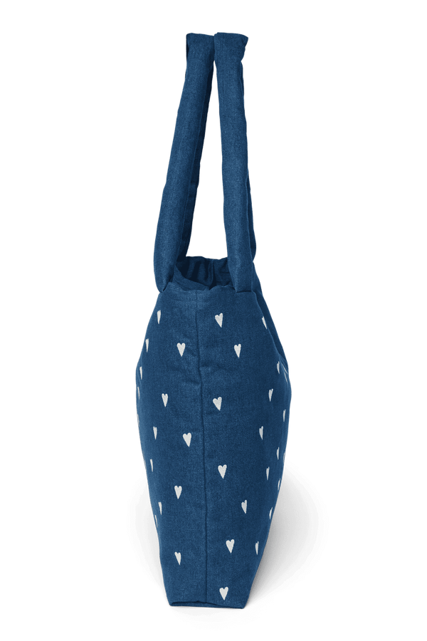 Henkel der Studio Noos Denim Mom Bag im Detail
