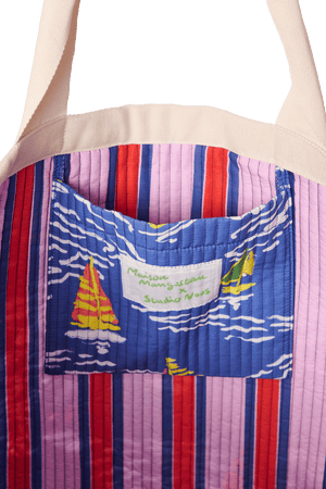 Studio Noos Strandtasche Barcos im Einsatz