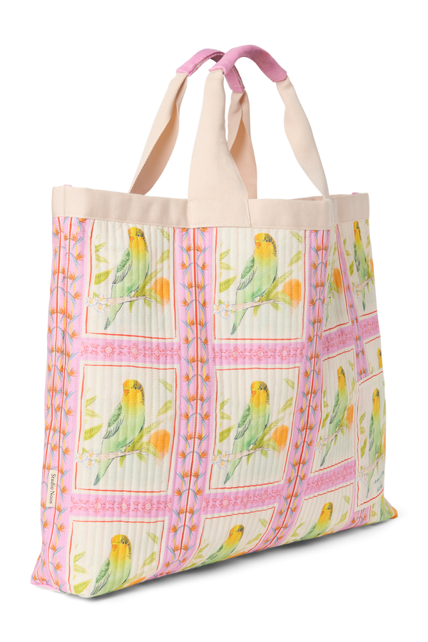 Maison Mangostan x Studio Noos Strandtasche Birds