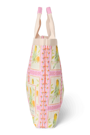 Studio Noos Strandtasche Birds Maison Mangostan – Muster-Detail