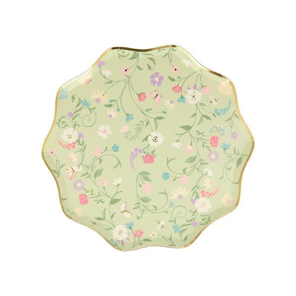 Party plates Ladurée Floral (8x)
