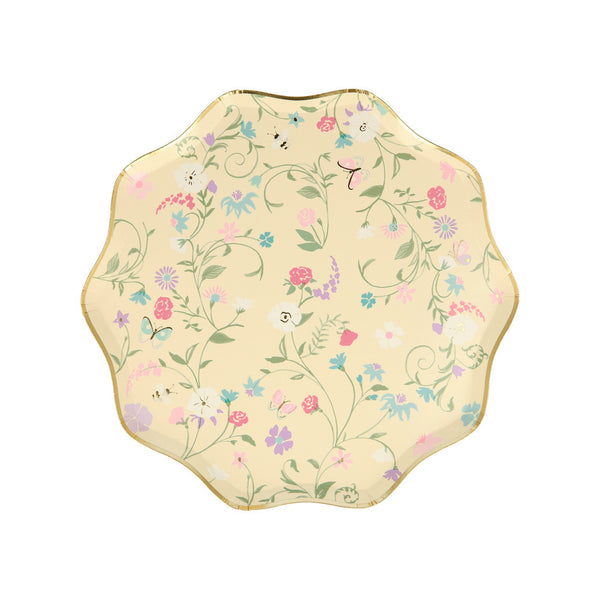 Party plates Ladurée Floral (8x)