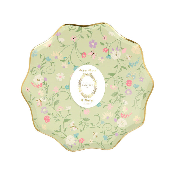 Party plates Ladurée Floral (8x)